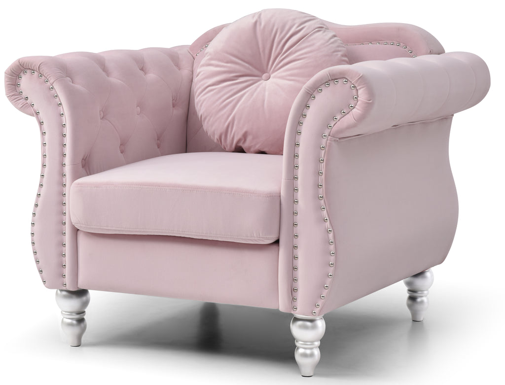 Chic Transitional Accent Chair