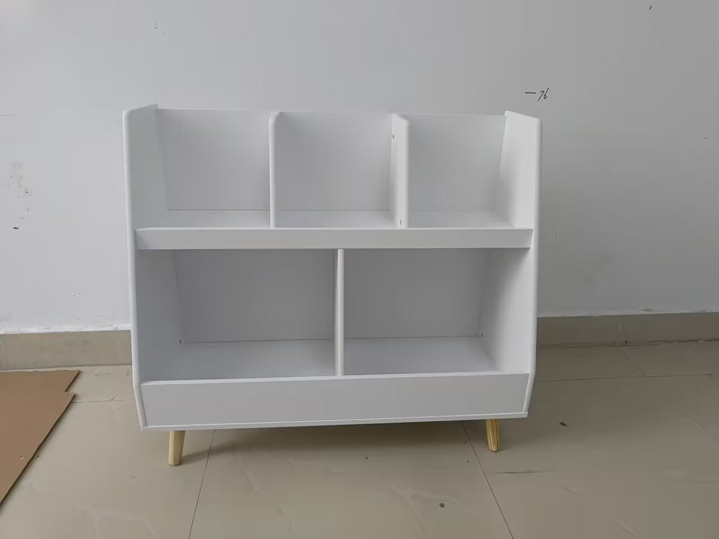 Kids Bookshelf and Toy Organizer