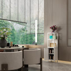Multi-Functional Bamboo Storage Cabinet