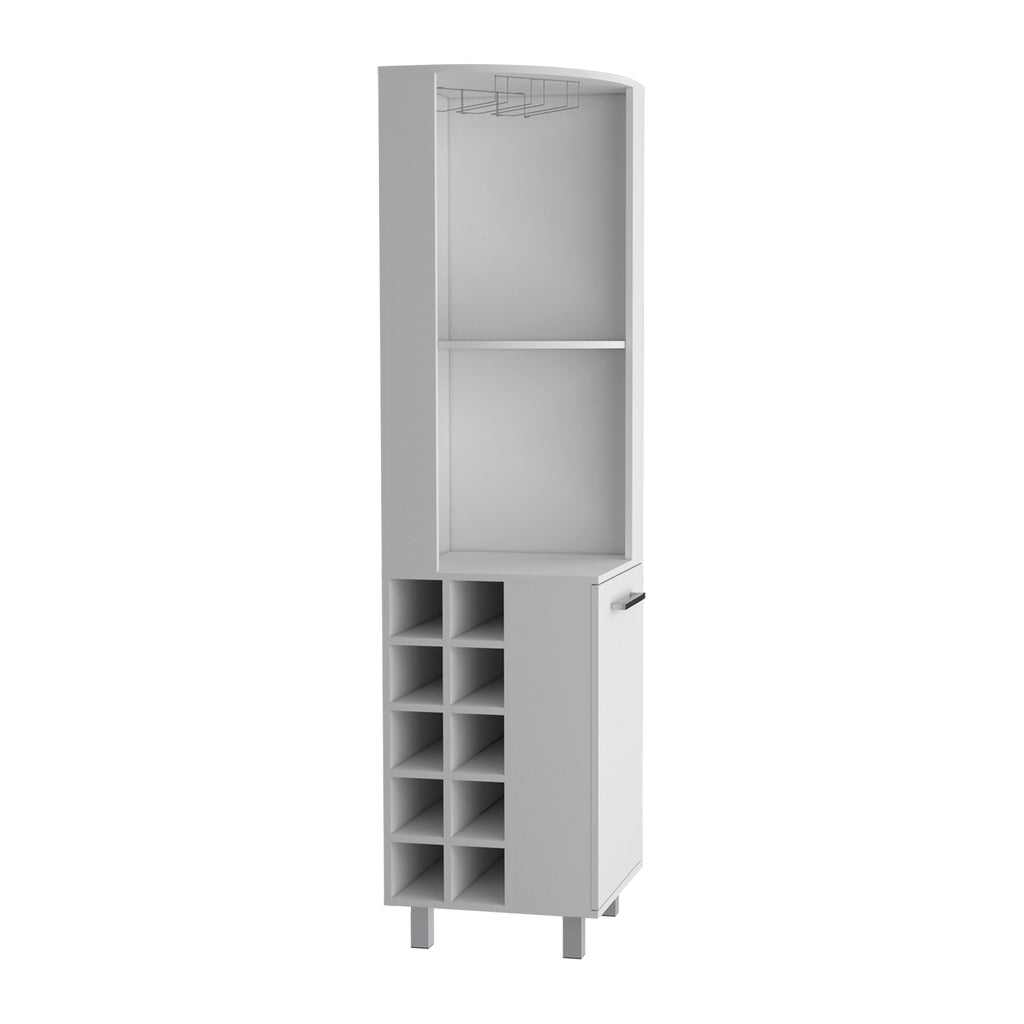 Kaia 70" Tall Corner Bar Cabinet