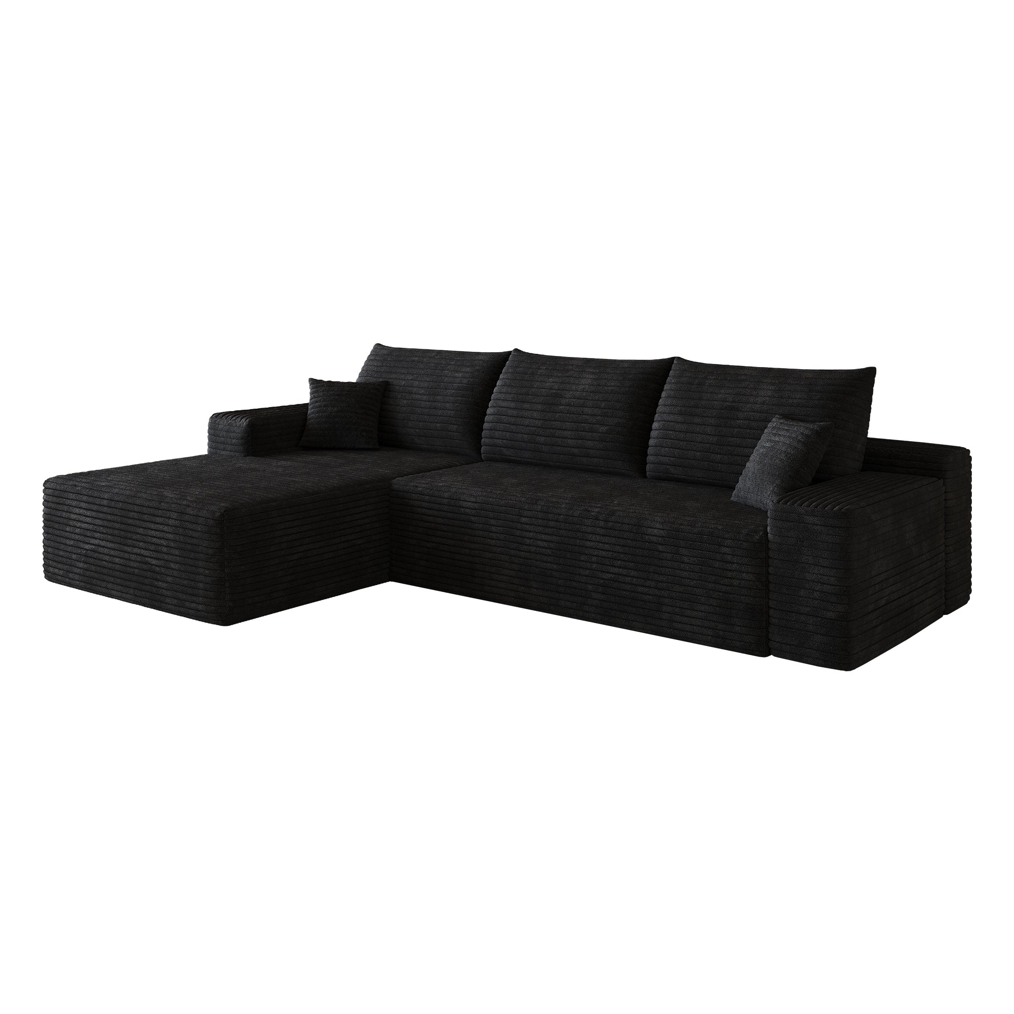 107" Cloud Sectional Couch with L-Shape Chaise
