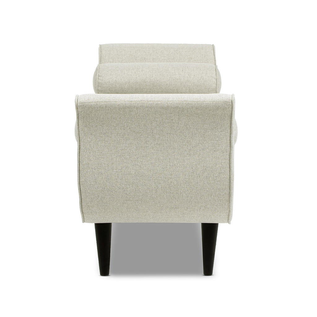 Alma Tufted Flared Arm Entryway Bench