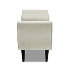 Alma Tufted Flared Arm Entryway Bench