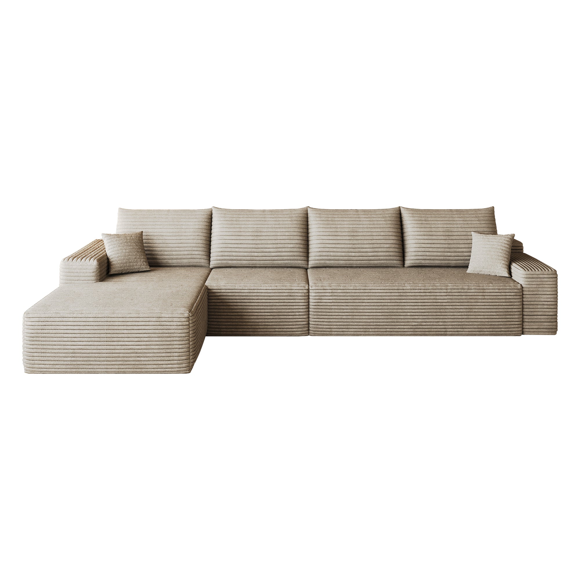 135" Cloud Sectional Couch with L-Shape Chaise