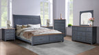 America King Size Sleigh Bed, Corduroy