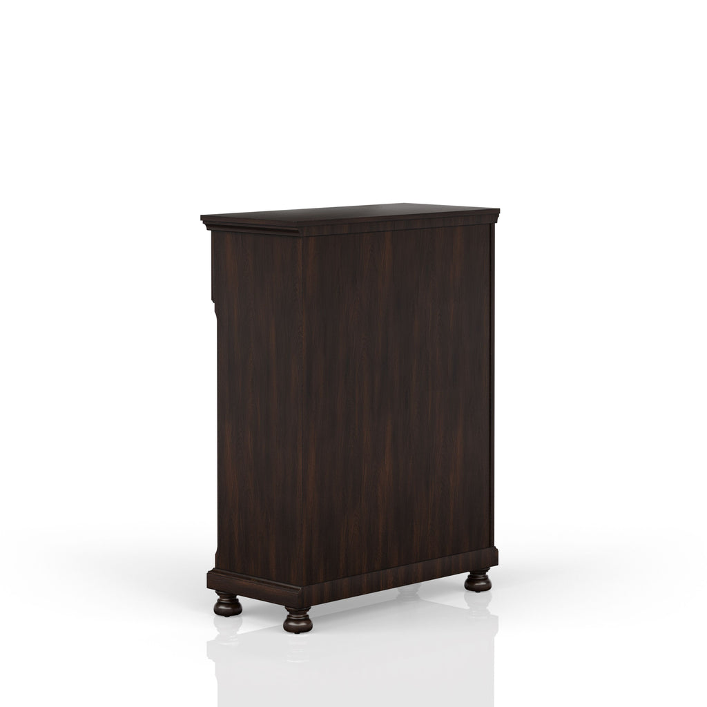 Dark Cherry 5 Drawer Chest