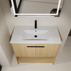 36" Bathroom Vanity with Ceramic Sink