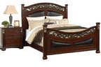 Traditional California King Size Bed and Nightstands Set
