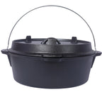 Pre-Seasoned Cast Iron Dutch Oven With Skillet Lid