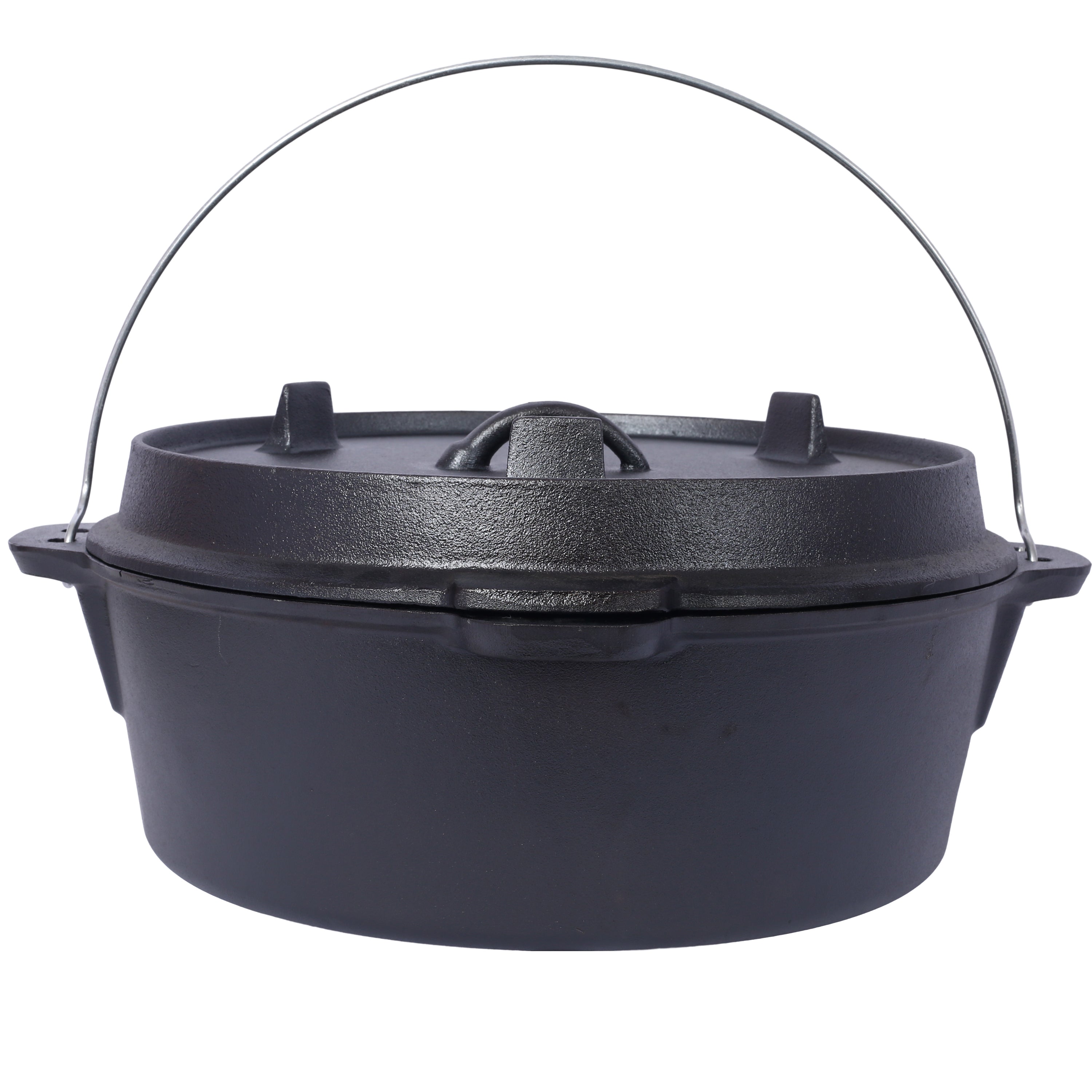 Pre-Seasoned Cast Iron Dutch Oven With Skillet Lid