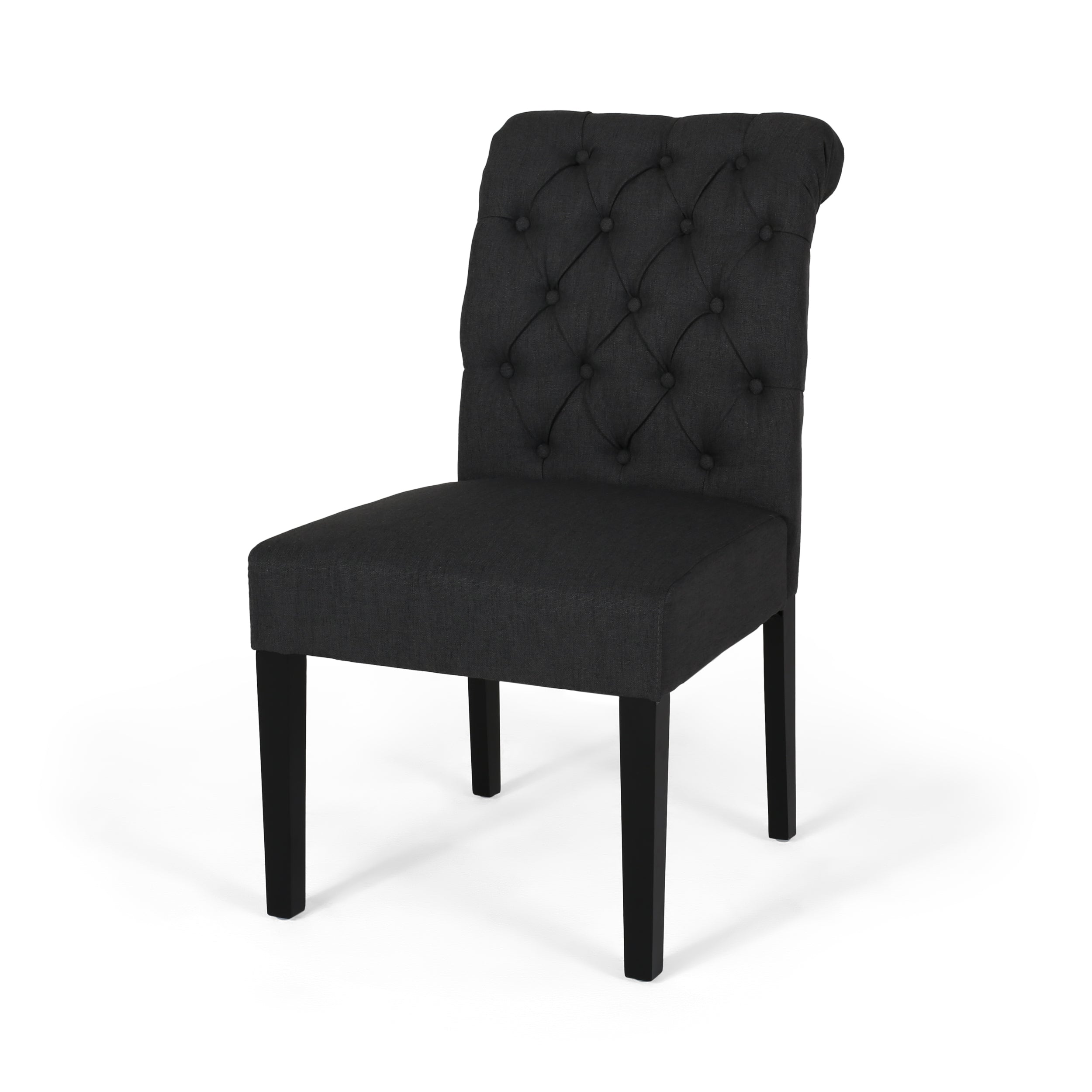 Broxton Tuft Dining Rolltop Chairs (Set of 2)