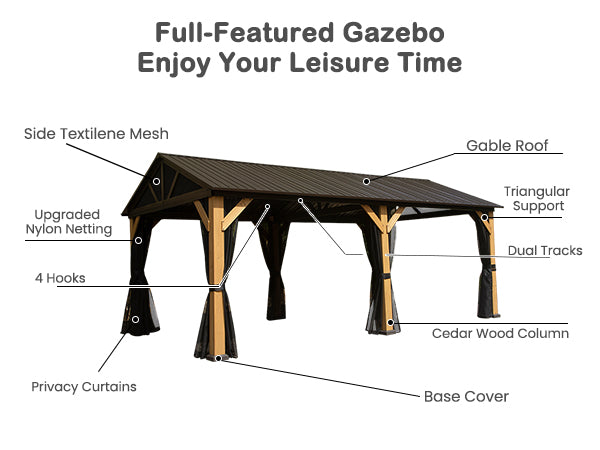 Cedar Wood Gazebo