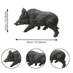 Simulated Wild Boar Resin Garden Statue