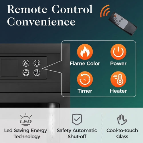 23" Electric Fireplace Insert