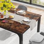 71" Industrial Dining Table for 6-8 People - Rustic