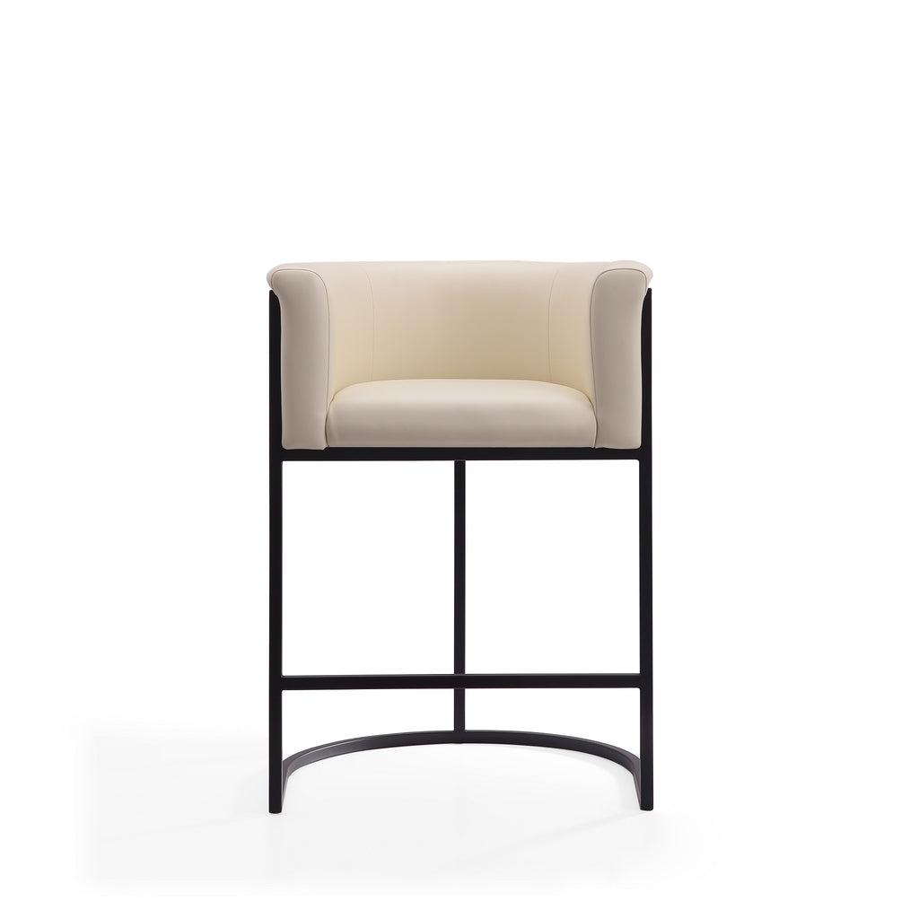 Cosmopolitan Metal Upholstered Counter Stool