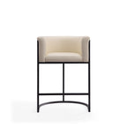 Cosmopolitan Metal Upholstered Counter Stool