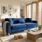 FX-P11-RB 87.4 Inches Upholstered Sofa Couch