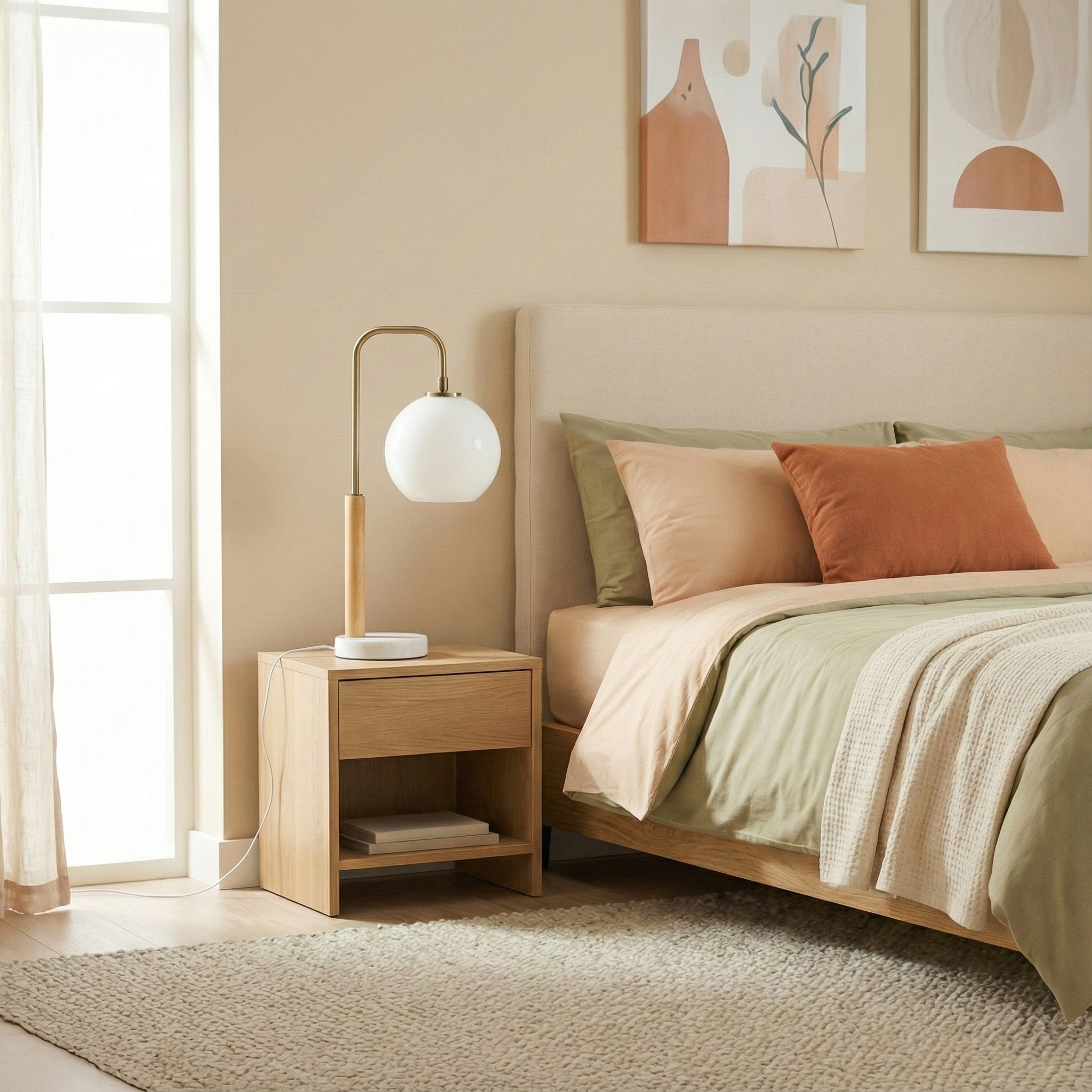 Auris Nordic Marble Table Lamp