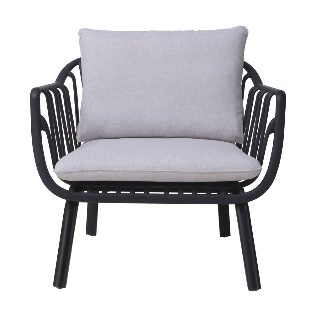 Huron Outdoor PP Club Chair Set of 2