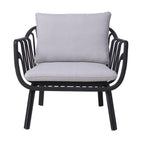 Huron Outdoor PP Club Chair Set of 2