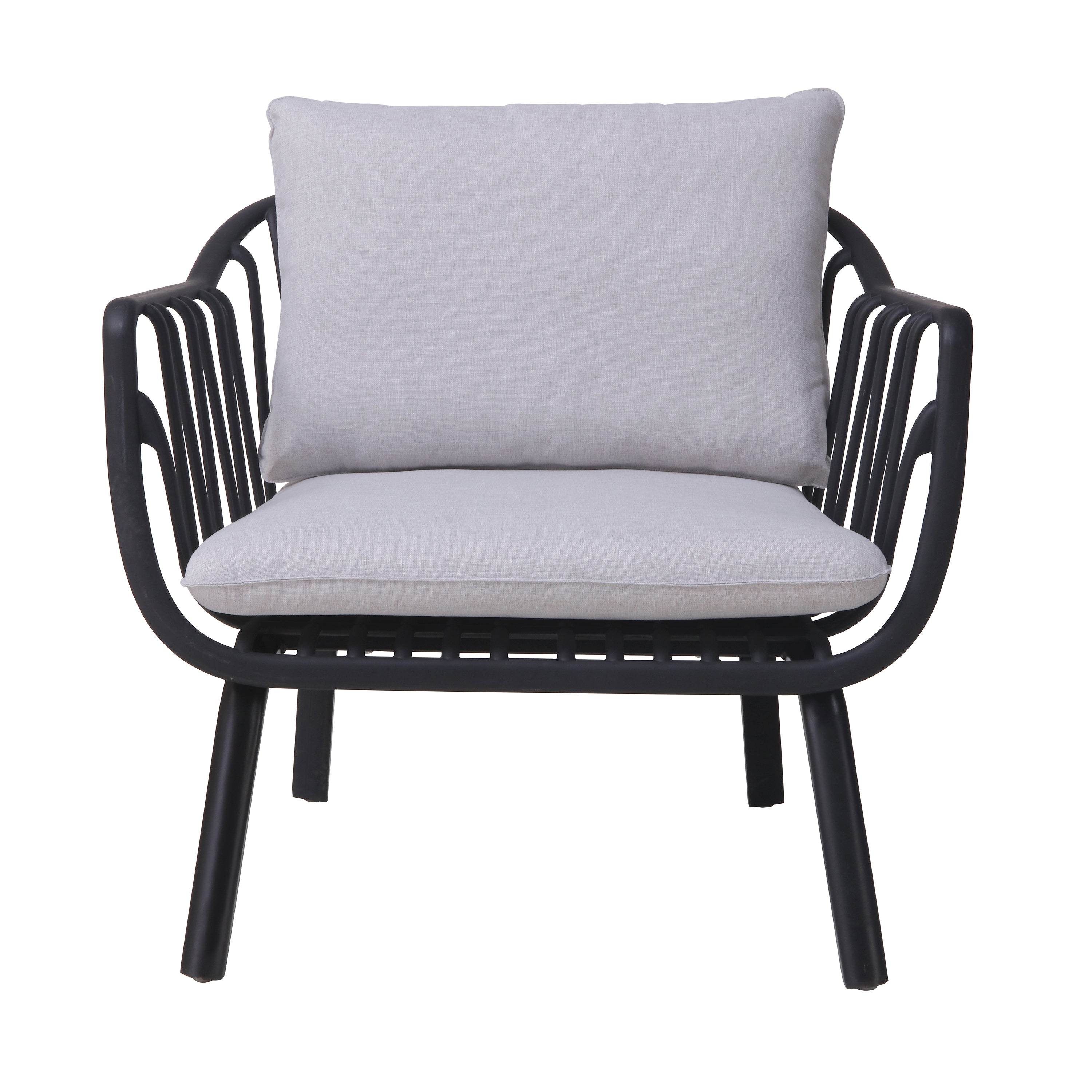 Huron Outdoor PP Club Chair Set of 2