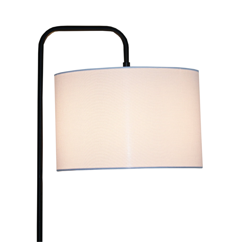 Arc Floor Lamp with Cylinder Shade
