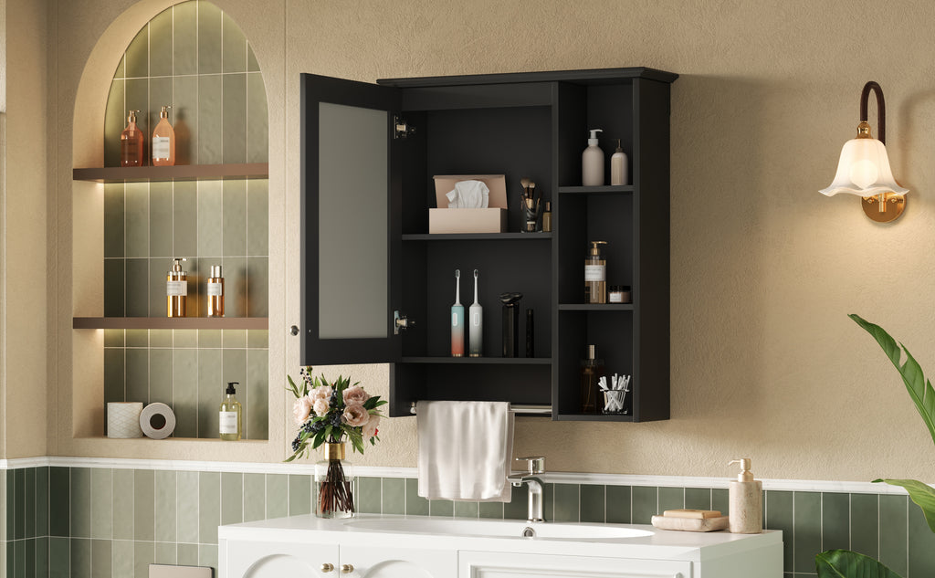 3-in-1 Bathroom Mirror Cabinet