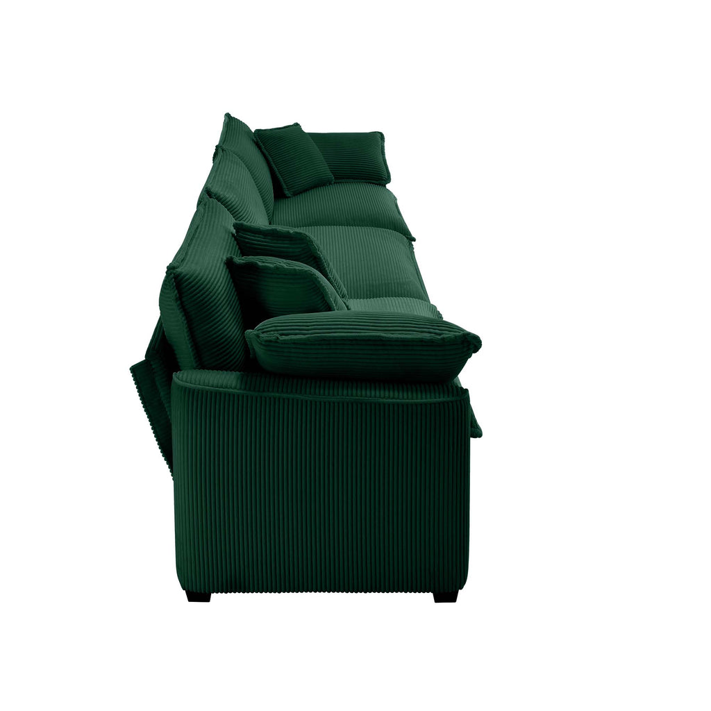 Mid-Century Modern Sectional Sofa - 3 Seater