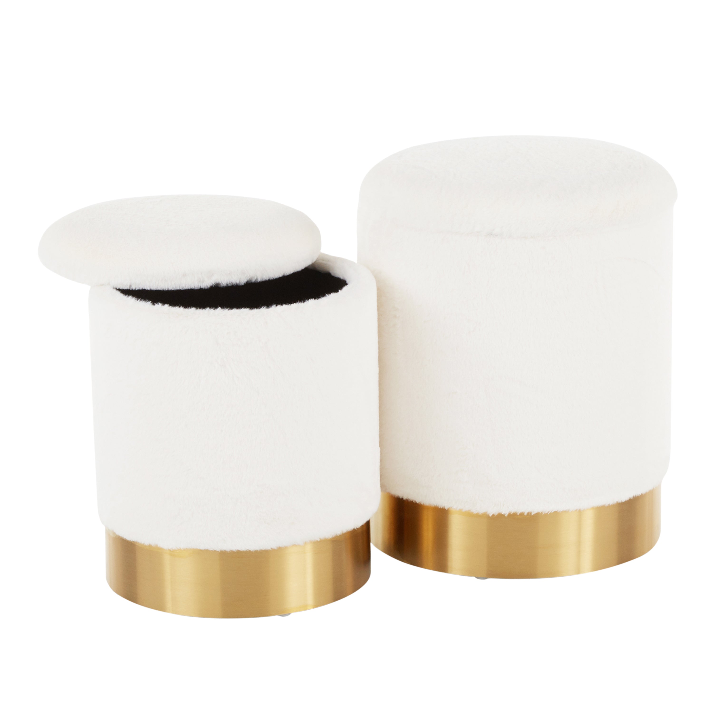 Contemporary Nesting Ottoman Set