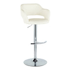 Contemporary Adjustable Barstool with Swivel