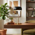 Small Minimalist Wooden Table Lamp