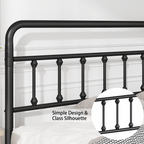 Full Size Metal Bed Frame with Headboard
