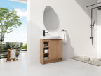 30'' Freestanding Bathroom Vanity with Ceramic Sink