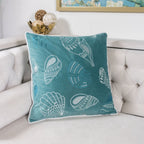 Blue and Spa Seashells Pillowcase