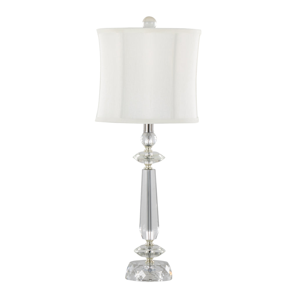 Karat 25.5" Contemporary Crystal Table Lamp