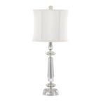 Karat 25.5" Contemporary Crystal Table Lamp