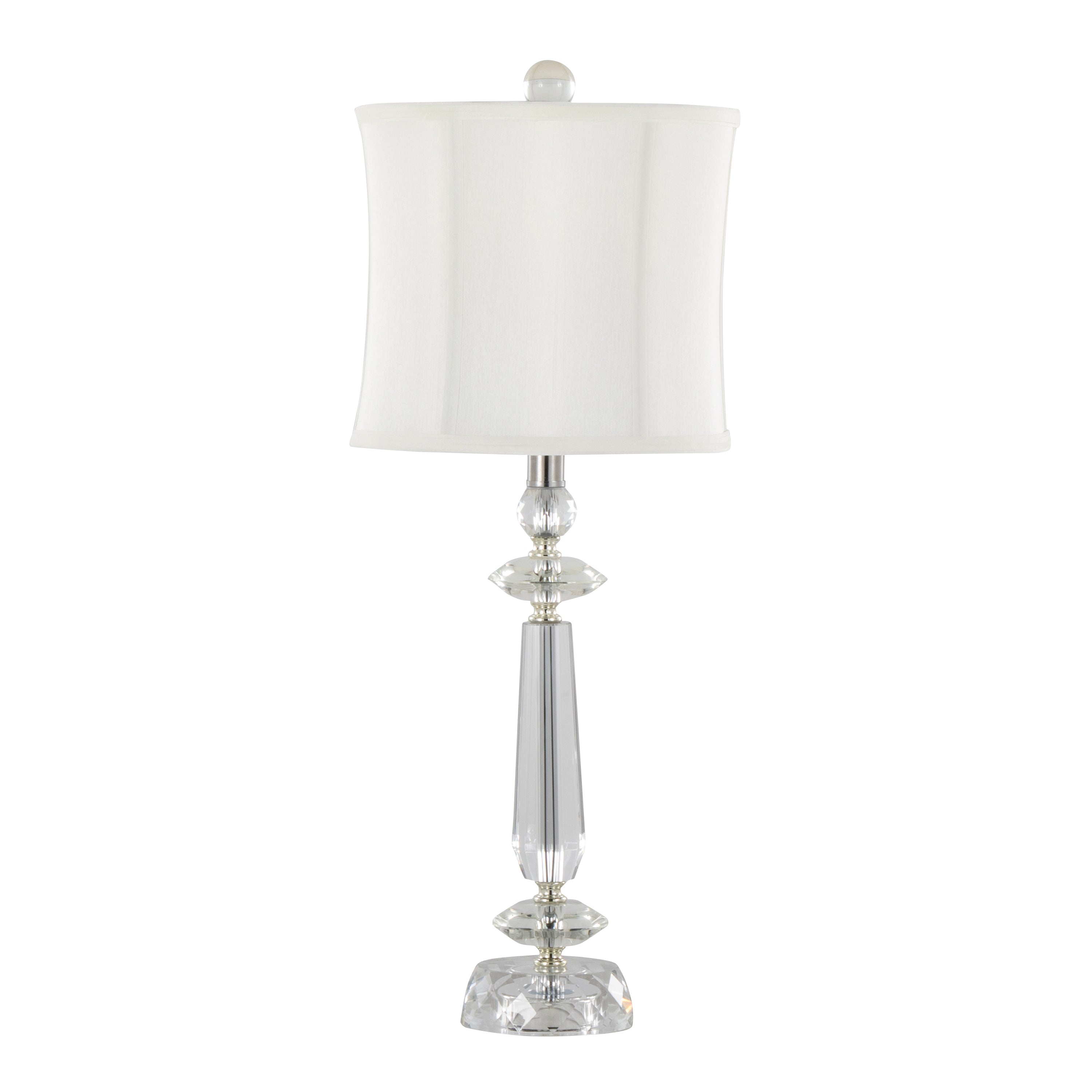 Karat 25.5" Contemporary Crystal Table Lamp