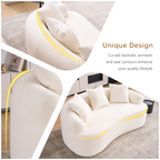 LY-025S Curved Loveseat