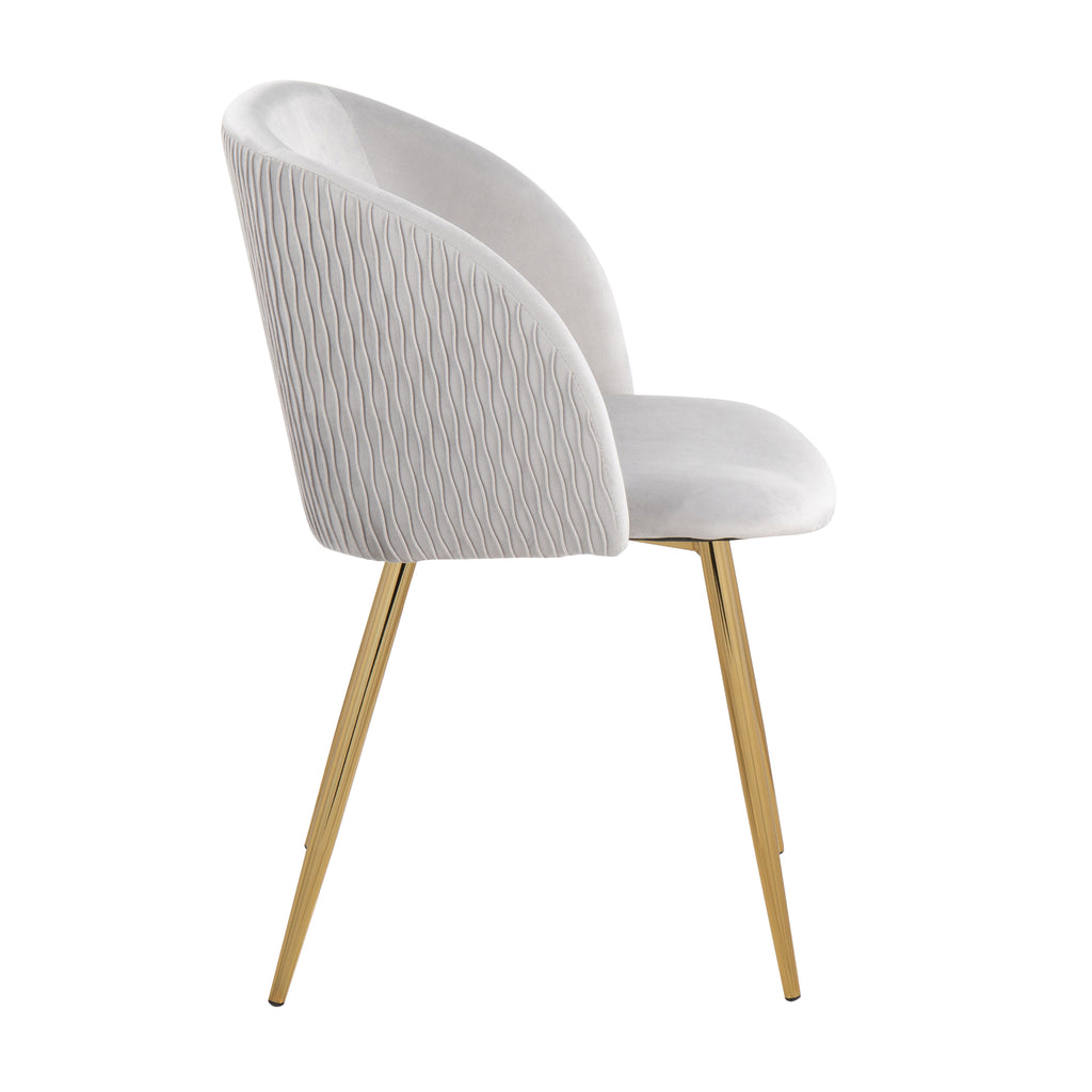 Pleated Waves Contemporary Chair