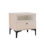 Amara 20" Nightstand in Pale Rose