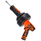 12V Electric Drain Auger - Cordless Plumbing Snake