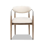 Artemis Mixed Material Upholstered Dining Arm Chair