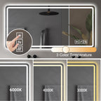 60X28 Inch LED Bathroom Mirror