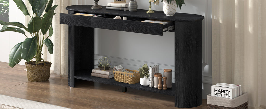 U_Style 59.8'' Modern Console Table