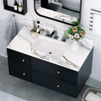 43 Inch Carrara Marble Vanity Top with Undermount Sink