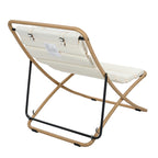 TREXM 2-Pieces Outdoor Folding Chair Set