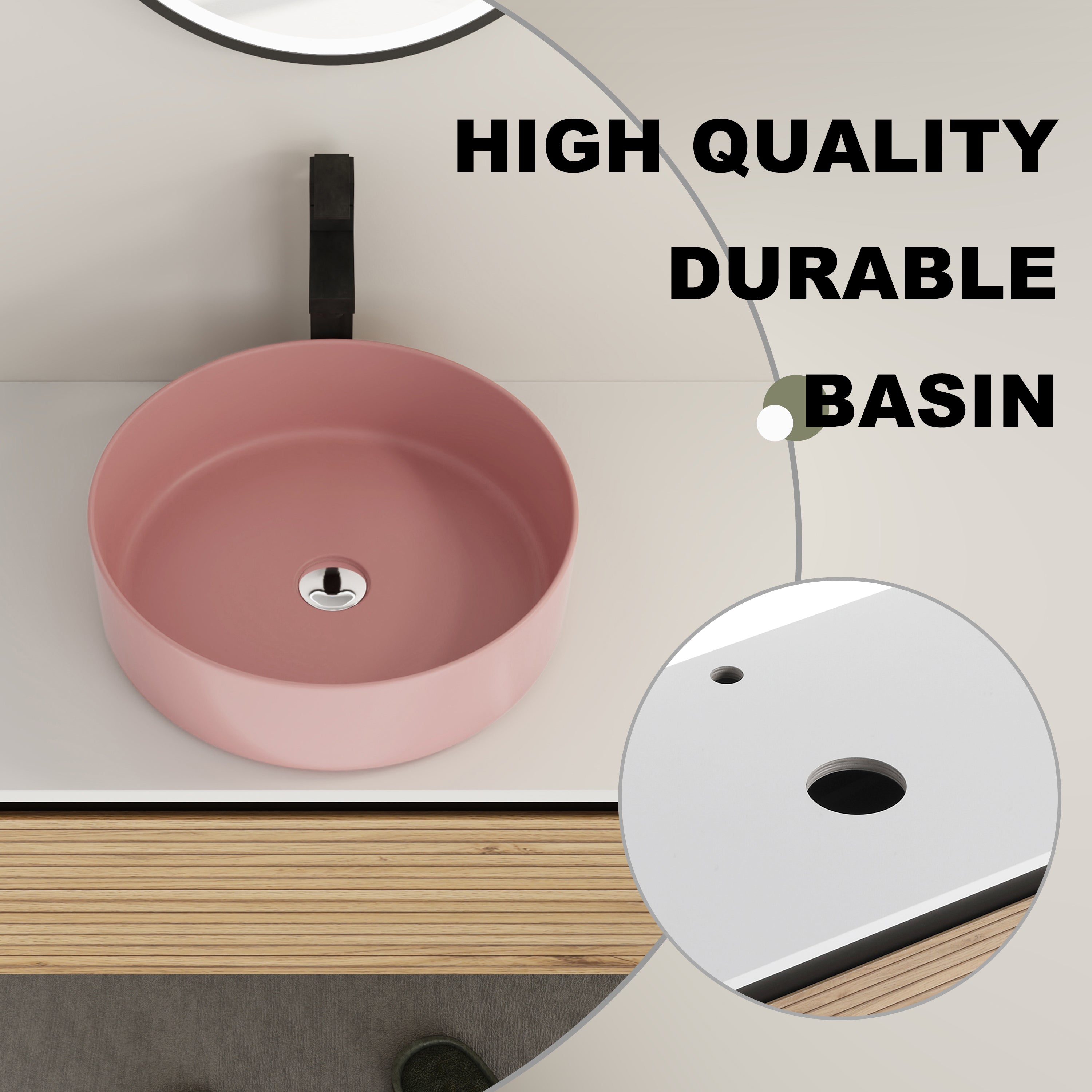 36'' Wall-Mounted Bathroom Vanity