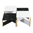 Modern Nesting Coffee Tables Set of 4 - Mid Century Modern Design