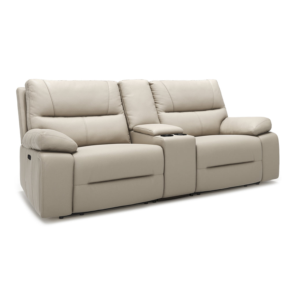 Malibu 79" Modern Power Motion 3-Piece Reclining Loveseat Sofa with Cup Holders